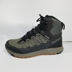 Salomon Kaipo Gray Waterproof Hiking Snow Boots